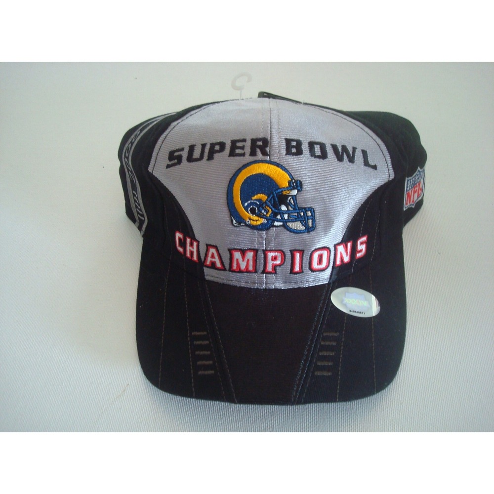 ST LOUIS RAMS SUPER BOWL  STRAPBACK 00S 90S GOLF BEACH HAT‎ CAP VINTAGE R3